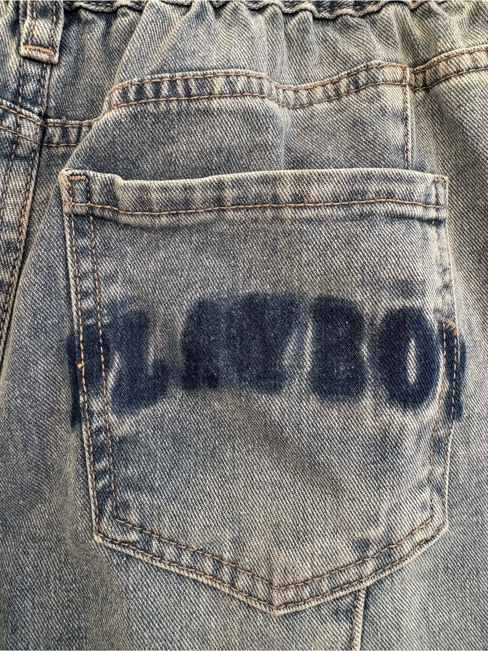 PLAYBOY Light Blue Denim Jeans with Silver Button
